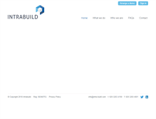 Tablet Screenshot of intra-build.com